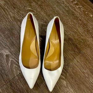 Banana Republic, white, stiletto heels